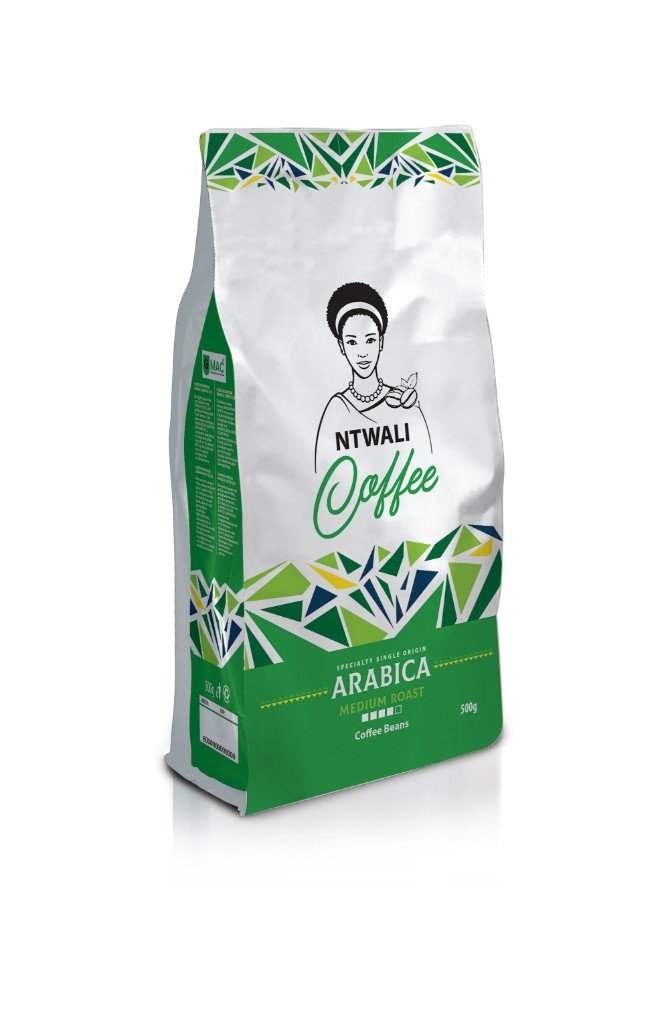Roasted Coffee 250g — Green & White